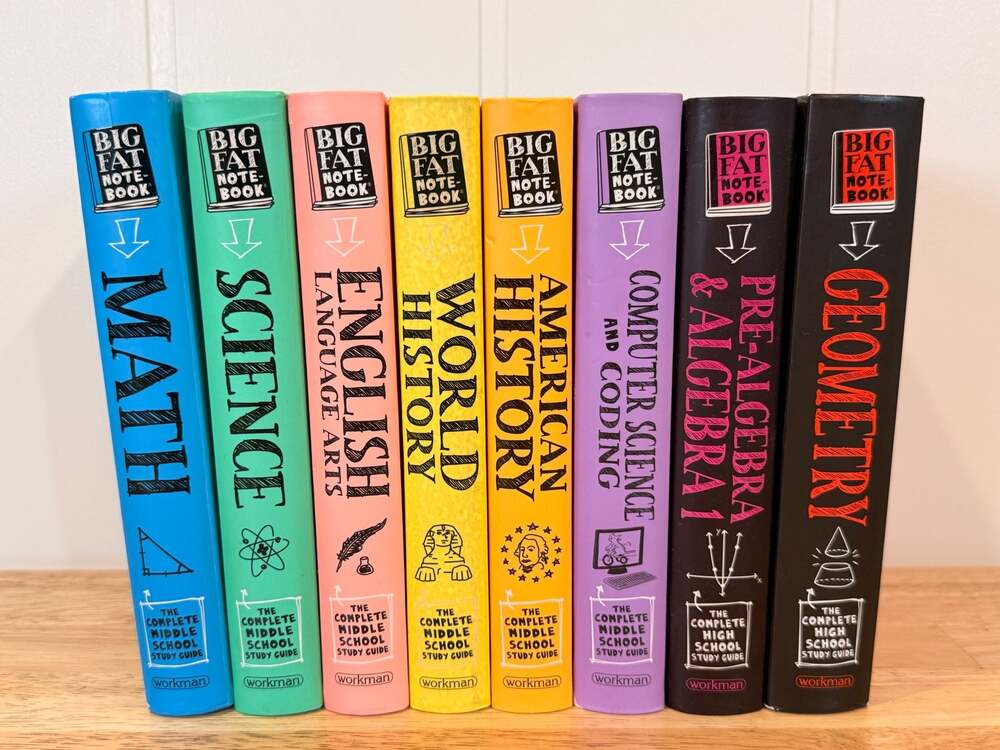 Everything You Need to Ace... Big Fat Notebook 8-Book Set (Middle & High School)